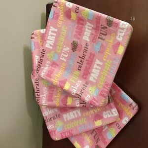 Mara-mi Roobee Square Paper Birthday Plates 4 packs New